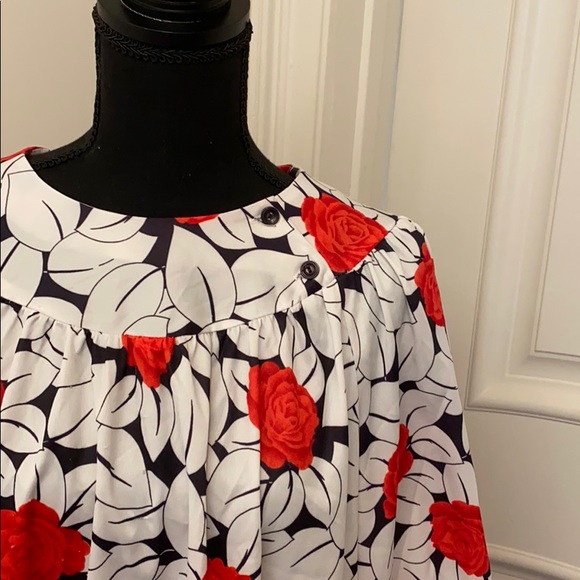 Vintage 3/4 sleeve blouse - Picture 2 of 7